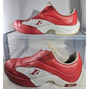 Rare Reebok 13 Men's Answer Red /Grey Slip-On Shoes  Size 7